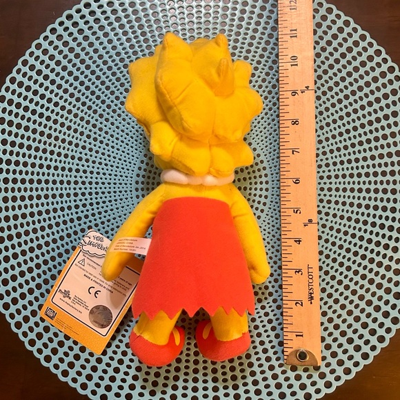 2014 Lisa Simpson 10-11" Plush Toy, with tags - Picture 4 of 8